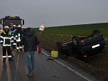 Überschlag auf der Bundesstraße (Foto: nnz) Überschlag auf der Bundesstraße (Foto: nnz)