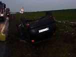 Überschlag auf der Bundesstraße (Foto: nnz) Überschlag auf der Bundesstraße (Foto: nnz)