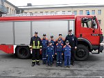 Besuch bei hauptamtlichen Rettern (Foto: Feuerwehr Bleicherode)