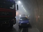 Gro&szlig;&uuml;bung im H&ouml;llbergtunnel (Foto: Feuerwehr Bleicherode)