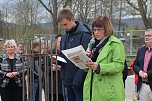 F&uuml;r die neue Sporthalle der Regelschule Ellrich wurde heute der Grundstein gelegt (Foto: Angelo Glashagel)