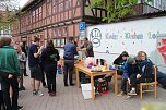 Bücherflohmarkt des Kinderkirchenladens auf dem Blasiikirchplatz in Nordhausen (Foto: Angelo Glashagel) Bücherflohmarkt des Kinderkirchenladens auf dem Blasiikirchplatz in Nordhausen (Foto: Angelo Glashagel)