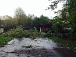 Unwetterspuren in Obergebra (Foto: Randel/Schm&uuml;cking)