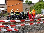 Schwerer Unfall am Bahnübergang (Foto: nnz) Schwerer Unfall am Bahnübergang (Foto: nnz)