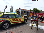 Schwerer Unfall am Bahnübergang (Foto: nnz) Schwerer Unfall am Bahnübergang (Foto: nnz)