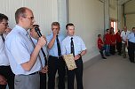 Die Kameraden der Sundh&auml;user Feuerwehr k&ouml;nnen sich nach langem warten endlich &uuml;ber ihr neues Ger&auml;tehaus freuen (Foto: Angelo Glashagel)