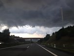 Unwetter &uuml;ber dem Landkreis (Foto: Bernadett Becker)
