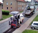 Straßenbau in der Bleicheröder Naumannstraße (Foto: Siegmar Kaufhold) Straßenbau in der Bleicheröder Naumannstraße (Foto: Siegmar Kaufhold)