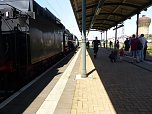 Lok-Spektakel im Bahnhof Nordhausen - zweimal eine "01" (Foto: nnz)