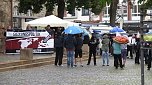 Zwei Kundgebungen in Nordhausen (Foto: nnz) Zwei Kundgebungen in Nordhausen (Foto: nnz)