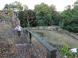 Zu Besuch auf der Burgruine Hohnstein (Foto: Karin Lehmann)