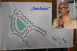 Sportliches Sommerfest: Axel Heck erläutert Seelano-Projekt (Foto: NUV) Sportliches Sommerfest: Axel Heck erläutert Seelano-Projekt (Foto: NUV)