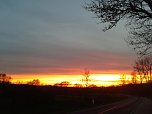 Sonnenuntergang im S&uuml;dharz (Foto: Peter Sieckel)