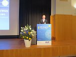 Nordh&auml;user Medizinerkongress in Hamburg: Dr. Beintker bei der Er&ouml;ffnungsrede (Foto: privat)