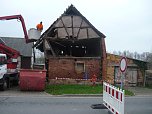 Alte Scheune abgerissen (Foto: Gemeinde Werther) Alte Scheune abgerissen (Foto: Gemeinde Werther)