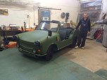 Florian Zimmermann mit seinem Trabant P 601 A (Foto: privat) Florian Zimmermann mit seinem Trabant P 601 A (Foto: privat)