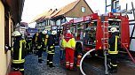 Garagenbrand in Heringen (Foto: Feuerwehr Landgemeinde Heringen/Helme)