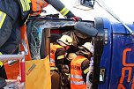 Unfall auf der A 38 (Foto: Feuerwehr Heiligenstadt)
