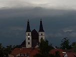 Dunkle Wolken &uuml;ber Nordhausen (Foto: Peter Blei)