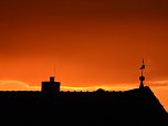 Rote Stunde am Nordh&auml;user Abendhimmel (Foto: Peter Blei)