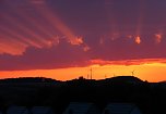 Atemberaubender Sonnenuntergang (Foto: E. Holstein)