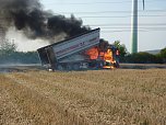 Lkw brannte aus (Foto: nnz)
