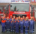 Die erste gro&szlig;e Pr&uuml;fung f&uuml;r den Nordh&auml;user Feuerwehrnachwuchs ist bestanden (Foto: Pressestelle Landratsamt Nordhausen)