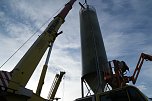 Der Versuch, ein Silo zu demontieren (Foto: nnz) Der Versuch, ein Silo zu demontieren (Foto: nnz)