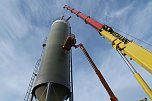 Der Versuch, ein Silo zu demontieren (Foto: nnz) Der Versuch, ein Silo zu demontieren (Foto: nnz)