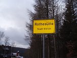 Rothes&uuml;tte der n&ouml;rdlichste Ort in Th&uuml;ringen und ein altes Waldarbeiterdorf (Foto: Br&uuml;ggemann)