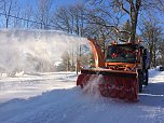Schneefr&auml;se im Einsatz (Foto: J. Piper)