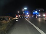 Unfall auf den A 38 (Foto: Feuerwehr Bleicherode)