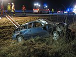 Unfall auf den A 38 (Foto: Feuerwehr Bleicherode)