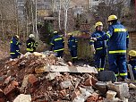 Gemeinsame &Uuml;bung von THW und Feuerwehr Gro&szlig;wechsungen (Foto: privat)