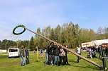 Maibaumsetzen in Wülfngerode (Foto: Berti Voigt) Maibaumsetzen in Wülfngerode (Foto: Berti Voigt)
