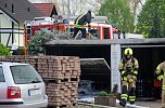 Garage brannte (Foto: F. Jeschke) Garage brannte (Foto: F. Jeschke)