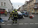 Unfall auf der Kreuzung (Foto: S. Tetzel)