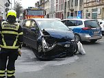 Unfall auf der Kreuzung (Foto: S. Tetzel)