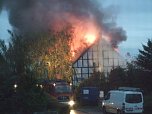 Scheunenbrand in Herrmannsacker (Foto: K. Ickes)