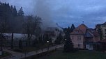 Feuer im ehemaligen Sanatorium (Foto: privat)