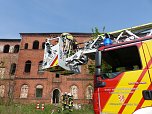 Brand auf Gaswerk-Gelände (Foto: nnz) Brand auf Gaswerk-Gelände (Foto: nnz)