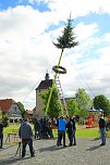 Maibaumsetzen in Wolkramshausen (Foto: Silvio Dietzel)