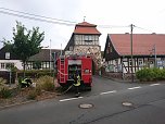 Kameradinnen und Kameraden der Freiwilligen Feuerwehr Neustadt/Osterode bewässerten erneut Bäume und Sträucher (Foto: Ch. Burkert) Kameradinnen und Kameraden der Freiwilligen Feuerwehr Neustadt/Osterode bewässerten erneut Bäume und Sträucher (Foto: Ch. Burkert)
