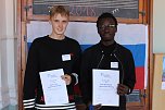 3. Platz: Cornel Newton Masinde und Johannes Plewe (Foto: Deutsch-Russisches Forum)