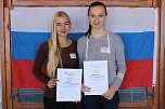 4. Platz: Eilina Hinz und Elisabeth Hubert (Foto: Deutsch-Russisches Forum)