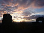 Abendstimmung auf dem Hohnstein (Foto: Ch. Burkert)