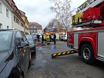 Einsatz in der Justus-Jonas-Stra&szlig;e (Foto: nnz)