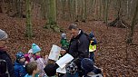 Spatzenkinder erkunden den Wald (Foto: privat)