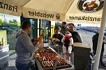 Es wurde angegrillt (Foto: Fischer/Autohaus Peter)