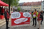 1. Mai auf dem Nordh&auml;user Rathausplatz (Foto: Angelo Glashagel)